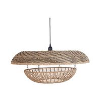 lampara colgante moderna pantalla de cuerda de papel iluminacion natural kidepo