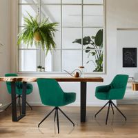 silla de tela  verde