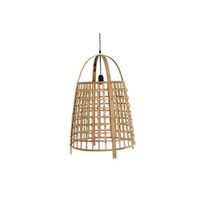 lampara techo ratan 42x42x63 natural