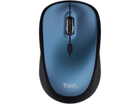 raton inalambrico - trust yvi rf wireless 1600 dpi 83 de plastico reciclado azul