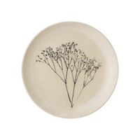plato de gres beige