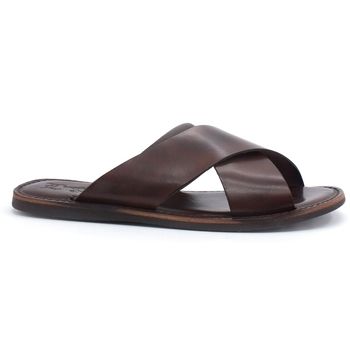 L'angolo Del Cuoio Sandalias L' ANGOLO DEL CUOIO Ciabatta 2 Fasce Uomo Testa di Moro 7093 para hombre