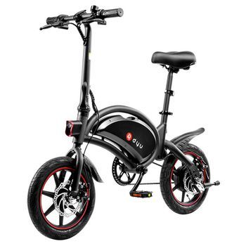 Bicicleta Eléctrica Plegable Ciclomotor  Dyu D3f Con Pedal