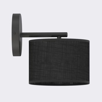 Aplique de pared nar negro
