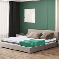 colchon 160x190 cm en espuma antibacteriana altura 16 cm  funda 3d air hipoalergenica  colchon ortopedico 7 zonas termosensible