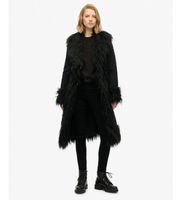 superdry para mujer w5012136a abrigo afghan negro m casual poliester