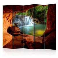 biombo - cave forest waterfall ii 225x172 cm
