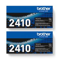 original multipack brother hl-l2370dw printer toner cartridges 2 pack -tn2410