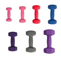 juego de 2 mancuernas - 2 x 2 kg mancuernas hexagonales superficie de vinilo ideales para fitness ejercicio y entrenamiento gimnasio en casa disponibles en varios colores