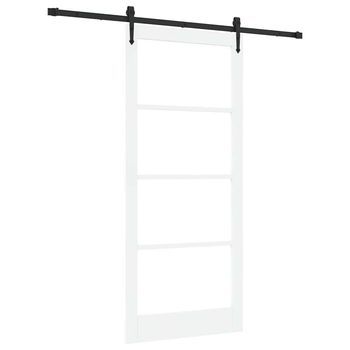 Puerta Corredera Y Negro 93 X 211 Cm Vidaxl