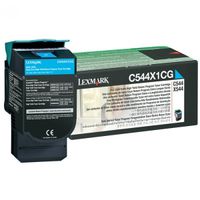 lexmark c544x1cg toner cian xxl original