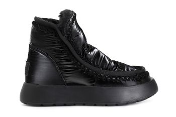 botín mujer nailon black