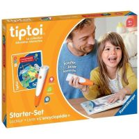 set educativo interactivo ravensburger tiptoi starter set lector recargable y libro