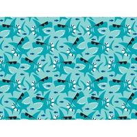 fotomural vinilo infantil tiburones gafas de sol 350 x 250 cm
