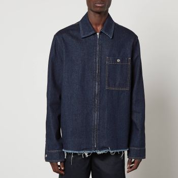 Lanvin Zipped Cotton Denim Shirt - IT 48/M
