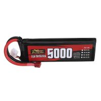 bateria zop power 74v 5000mah 120c 2s lipo t plug para coche rc