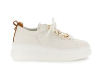 zapatillas de piel con accesorios extraibles off white