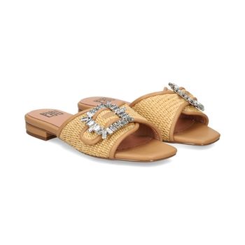 Bibi Lou Sandalias Planas Mujer - Beige Talla 36