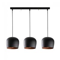 regleta colgante harvey 22 negro 3 luces