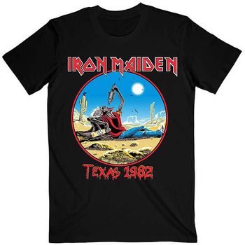 Iron Maiden Camiseta manga larga The Beast Tames Texas para hombre