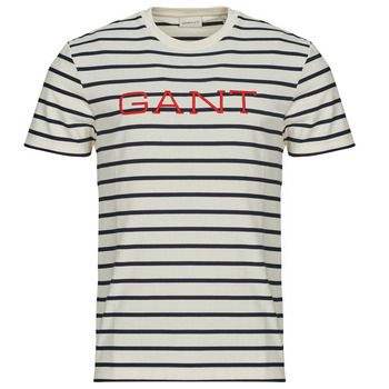 Gant Camiseta GRAPHIC STRIPED SS T-SHIRT para hombre