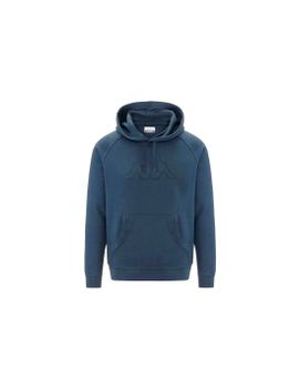 Sudadera Kappa Zaiver Hombre Blue Cobalt/Blue Dk Denim