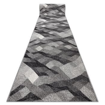 Alfombra De Pasillo Silver Palanga Gris 120 Cm 120x570 Cm