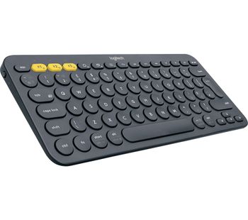 LOGITECH K380 Wireless Keyboard - Dark Grey, Grey