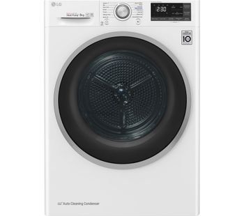 FDJ608W WiFi-enabled 8 kg Heat Pump Tumble Dryer - White, White