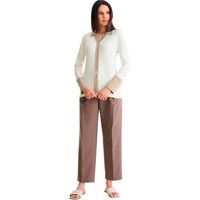 lisca blusa camisa de manga larga remi para mujer