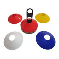 cannon pack 40 conos chinos accesorios de entrenamiento futbol agility con perros obstaculos equipo fitness barrera conica