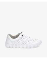 de st gallen st gallen zapatillas de piel cosido soft laser en blanco