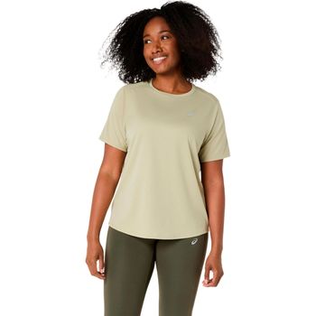 ASICS Core Camiseta de running Mujeres - caqui