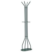 perchero metalico color verde azulado 45x28x178 cm