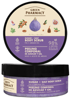 green pharmacy exfoliante corporal higo y aceite de argan 200 ml