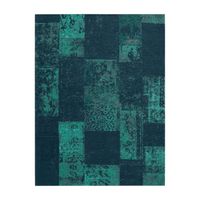 alfombra de tejido plano marbella turquesa 80x150 cm