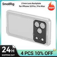 placa trasera para lentes de 17 mm smallrig 18 pro  pro max para iphone 18 pro  pro max para lentes de telefono con montura roscada de 17 mm 6911