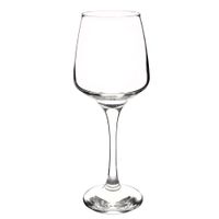 copa para vino de vidrio transparente