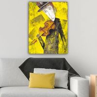 pintura decorativa lienzo 25857713070100 multicolor 70x100 cm