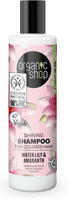 organic shop champu brillo cabello tenido nenufar y amaranto 280 ml
