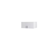 suplemento de armario de dos puertas coleccion flex color blanco brillante