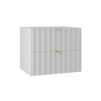 mueble bajo lavabo 60cm paneles de melamina y mdf blanco