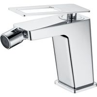 grifo monomando bide cromado en laton y zama con cartucho ceramico o26 mm