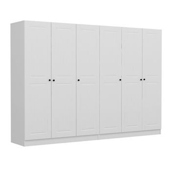 Armario Kale-4011 Blanco 270x190x52 Cm