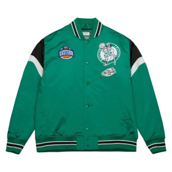 Chaqueta Baloncesto Boston Celtics NBA Heavyweight Satin Jacket de Mitchell and Ness