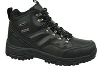bota skechers relment 65529-bbk - hombres negro zapatos de trekking mkp