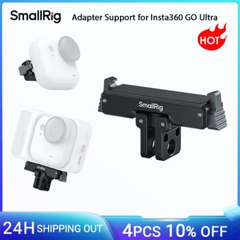 Adaptador SmallRig para Insta360 GO, Interfaz de Liberación Rápida Ultra con Rosca Plegable de 2 Puntas de 1/4-20 para Brazos Mágicos 5919