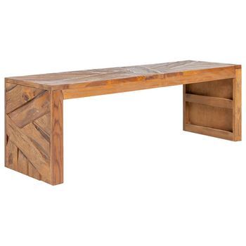 Mueble Para Tv Madera Macizo Teca 110x60x38 Cm Vidaxl