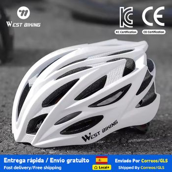Casco de Ciclismo WEST BIKING, Casco de Ciclismo Ultraligero Tipo Aviación, Casco de Ciclismo Unisex para Ciclismo al Aire Libre, Montaña y Carretera