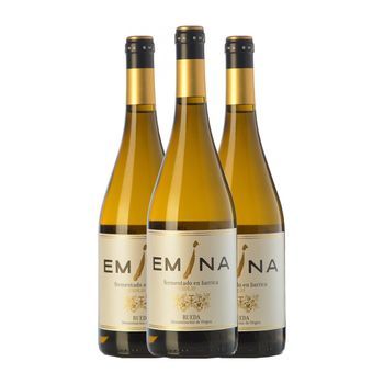 Emina Vino Blanco Fermentado En Barrica Rueda Crianza 75 Cl 13% Vol. (pack De 3 Unidades)